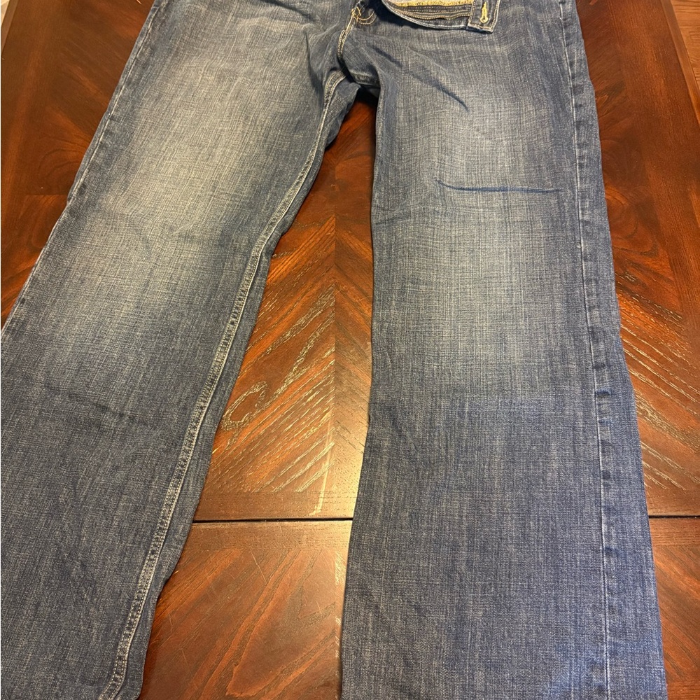 Banana Republic Men's Straight Jeans in Blue Size 38/32.
